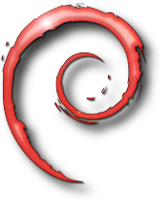 A Debian logo
